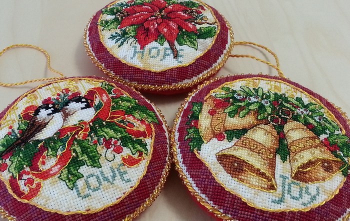 вышитые игрушки на ёлку_2 вышитые игрушки на ёлку_2