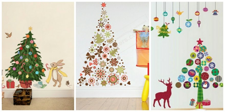 нарисованные_елки нарисованные_елки