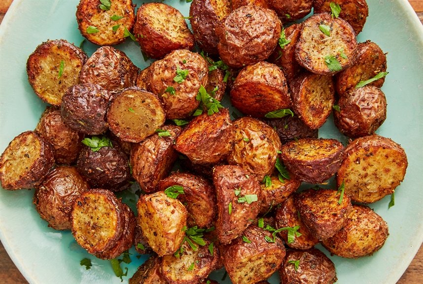 Жаренный молодой картофель Жаренный молодой картофель