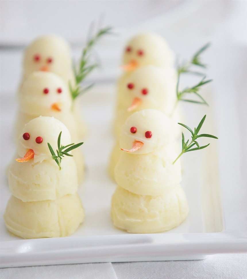 Пюре снеговики