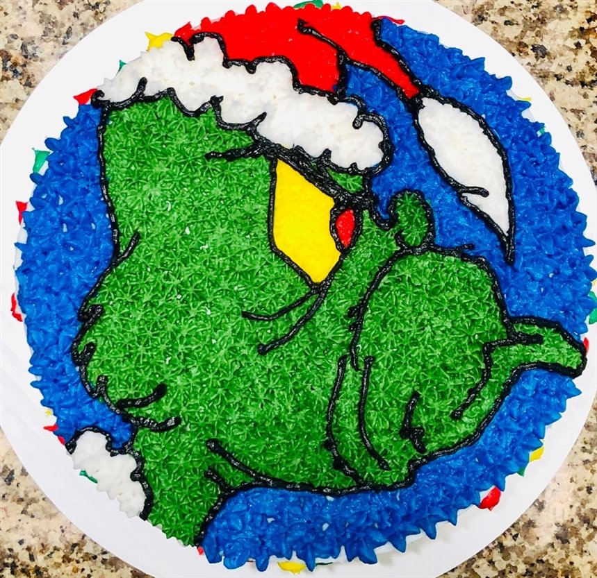 Торт с Гринчем Торт с Гринчем