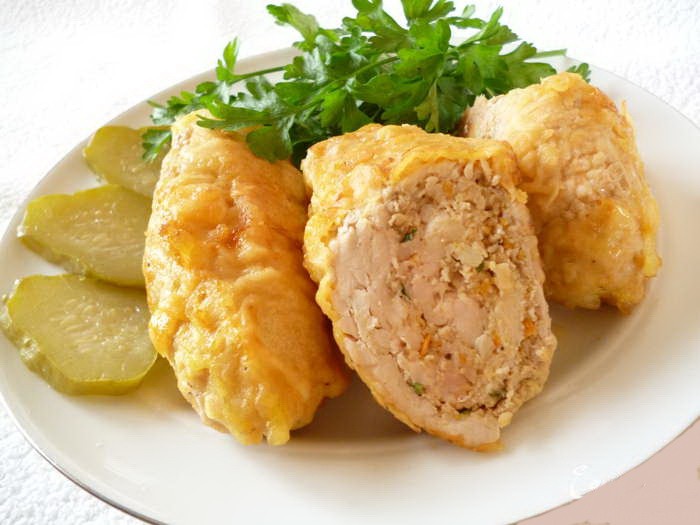 Крученики с фаршем