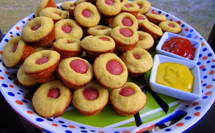 Маффины с сосисками