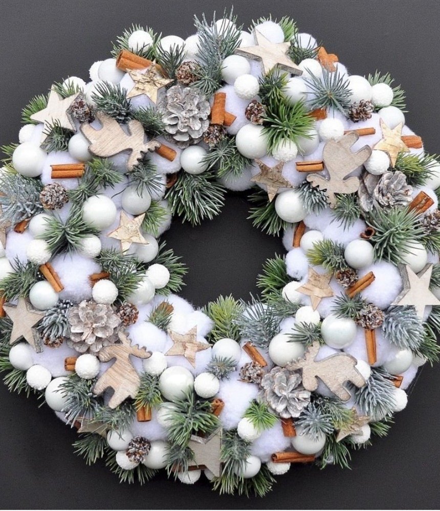 Новогодний венок своими руками 