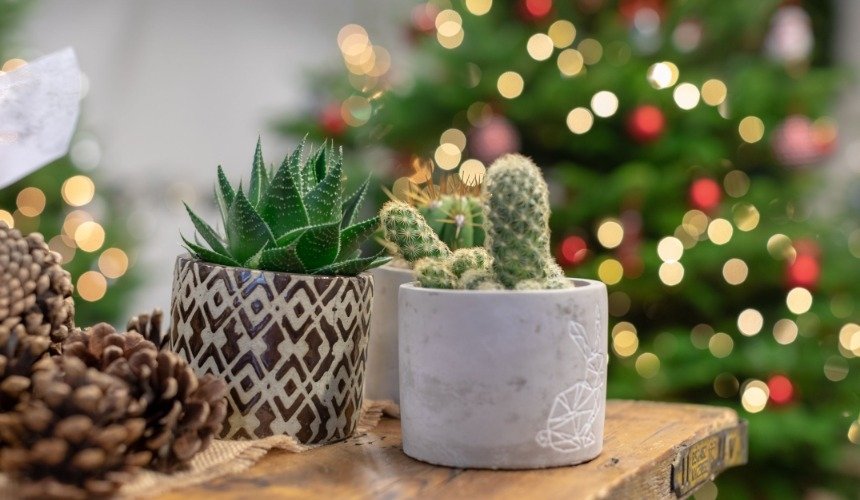 Новогодний декор в скандинавском стиле 