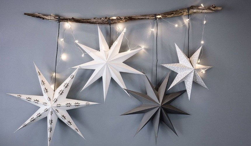 Новогодний декор в скандинавском стиле 