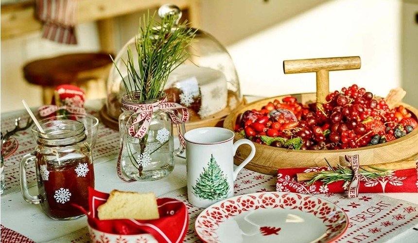 Новогодний декор в скандинавском стиле 