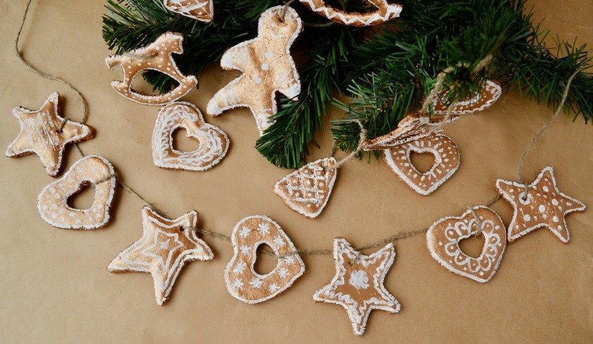 Новогодний декор в скандинавском стиле 