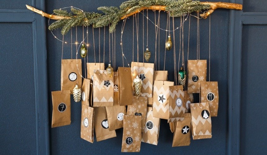 Новогодний декор в скандинавском стиле 