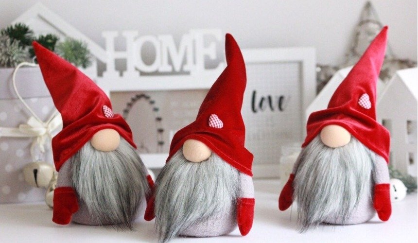 Новогодний декор в скандинавском стиле 