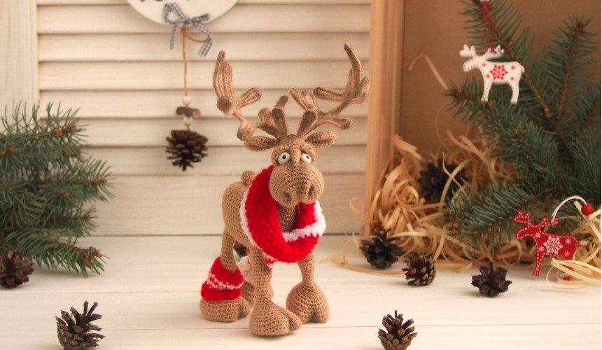 Новогодний декор в скандинавском стиле 