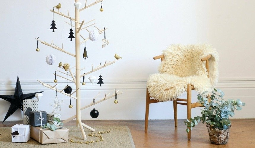 Новогодний декор в скандинавском стиле 