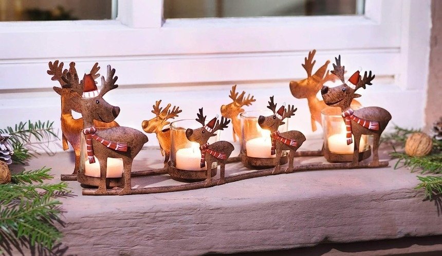 Новогодний декор окон 