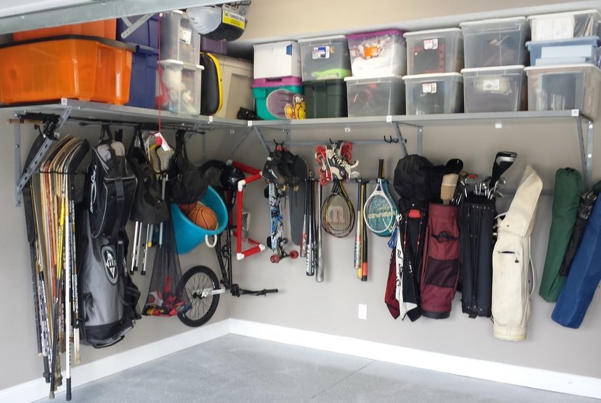 Гараж после уборки Гараж после уборки