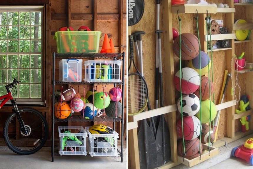 Стеллажи, стойки и полки