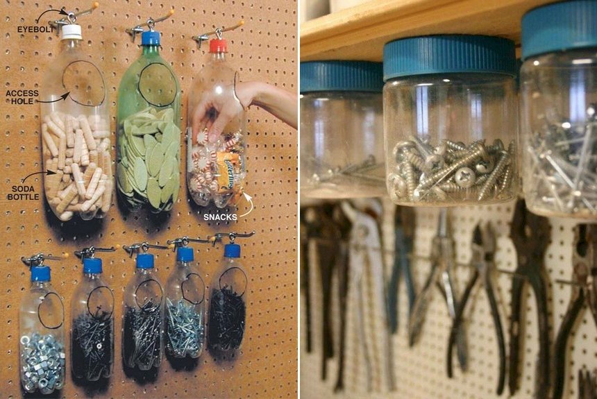 Удобные контейнеры для болтов и гайек