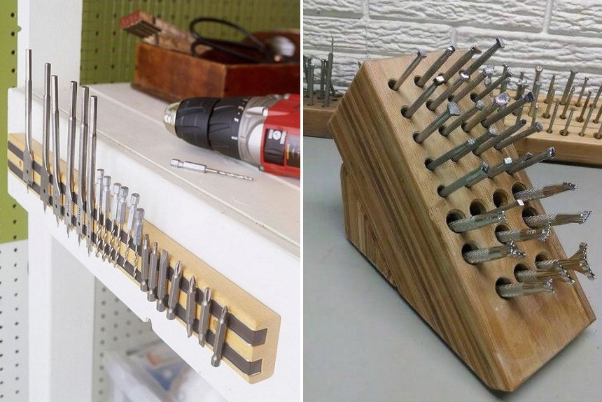 Магнитная лента как держатель крепежных изделий