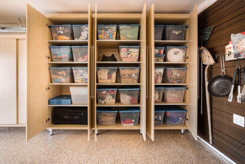 Шкаф с контейнерами для мелочей