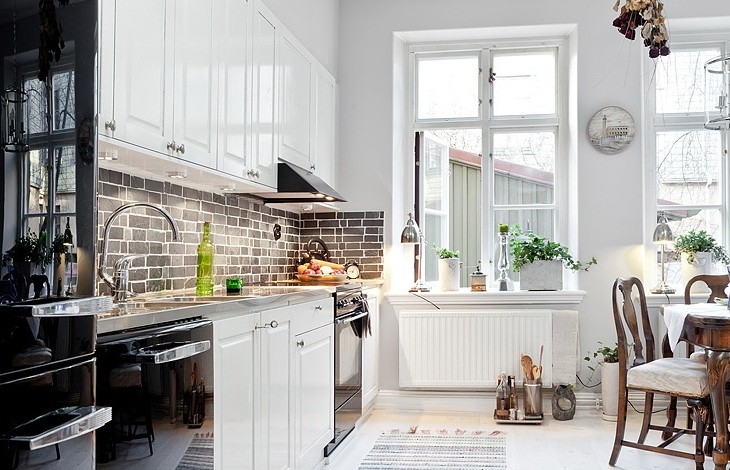 классическое оформление кухни