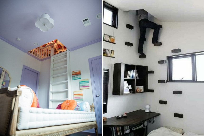 Секретная комната под потолком Секретная комната под потолком