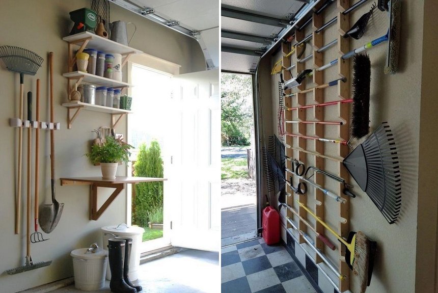 Как хранить садовый инвентарь Как хранить садовый инвентарь