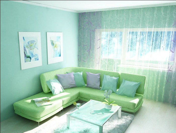 Тонкие прохладные тона