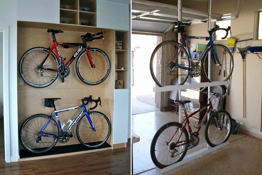 Как разместить велосипед
