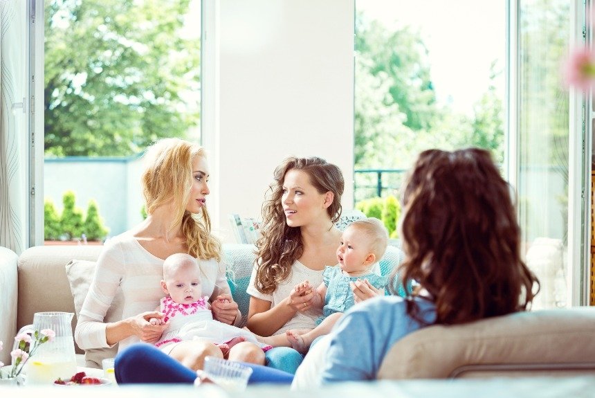 Мамы с детьми