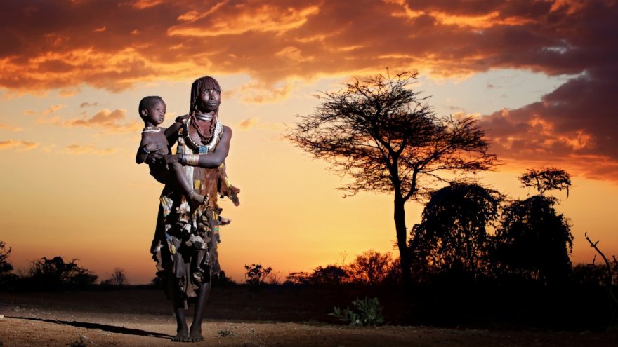 мама и ребенок африка мама и ребенок африка