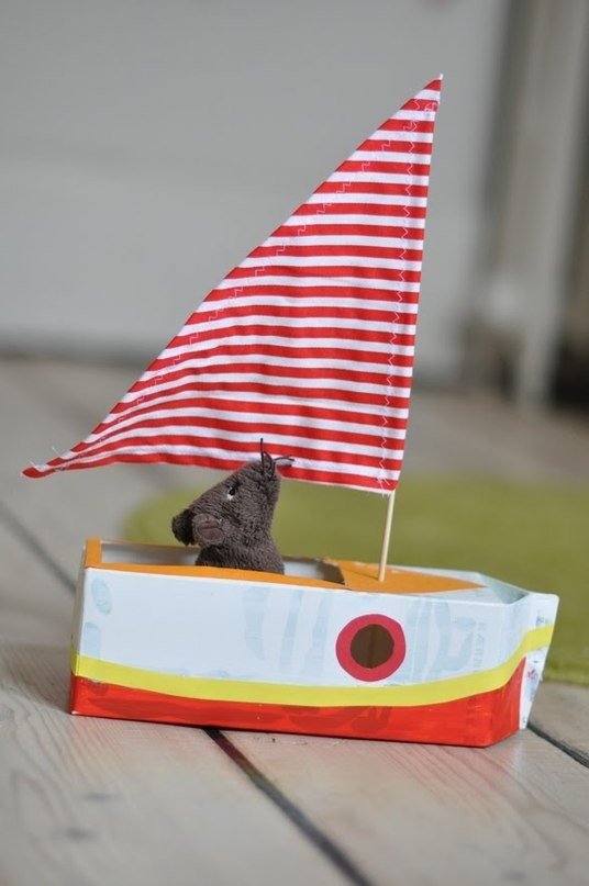 кораблики из тетрапаков