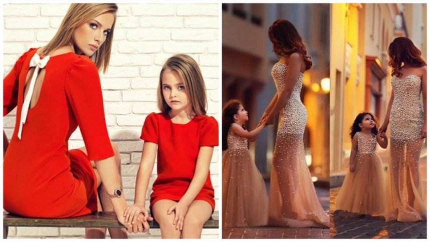 платья для мамы и дочки