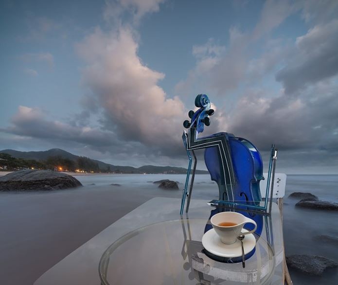 Скрипка за чаем