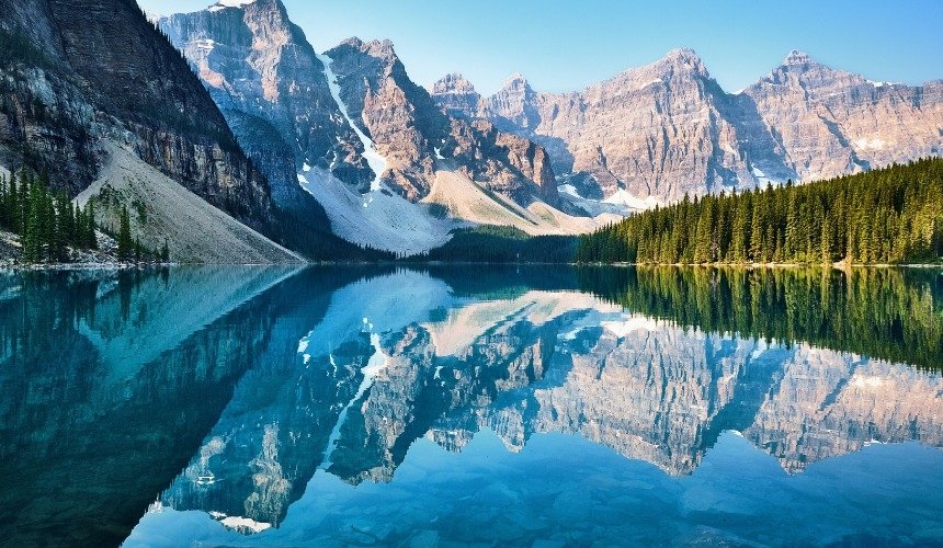 Озеро Малайн, Альберта, Канада