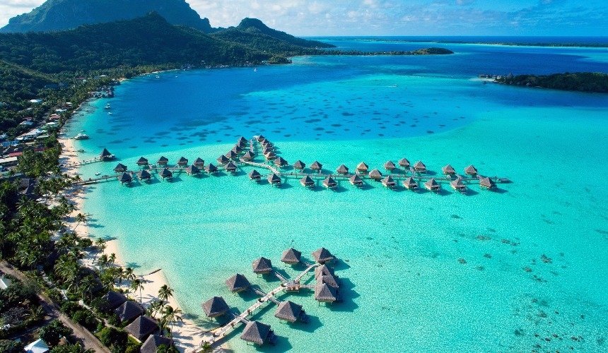 Остров Бора-Бора, Французская Полинезия 