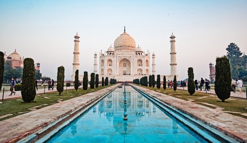 Мавзолей-мечеть Тадж Махал, Агра, Индия