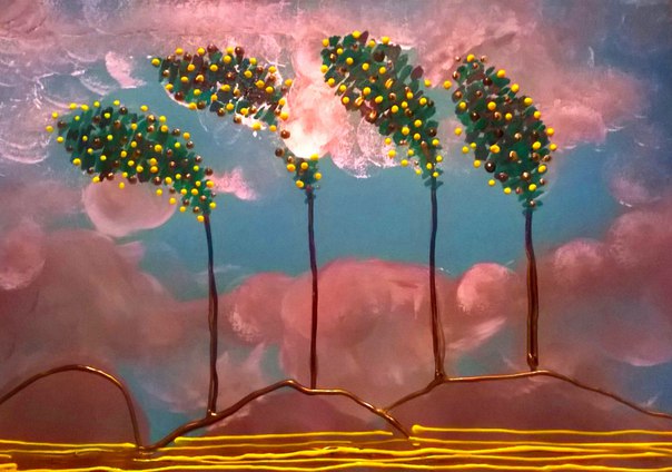 Деревья на ветру