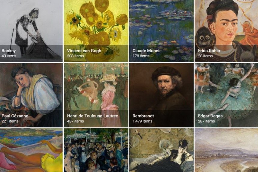 Галерея мировых шедевров в Google Arts & Culture Галерея мировых шедевров в Google Arts & Culture