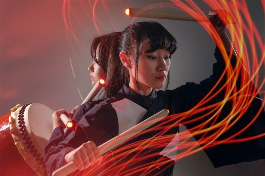 Шоу японских барабанов «Светоритмы»