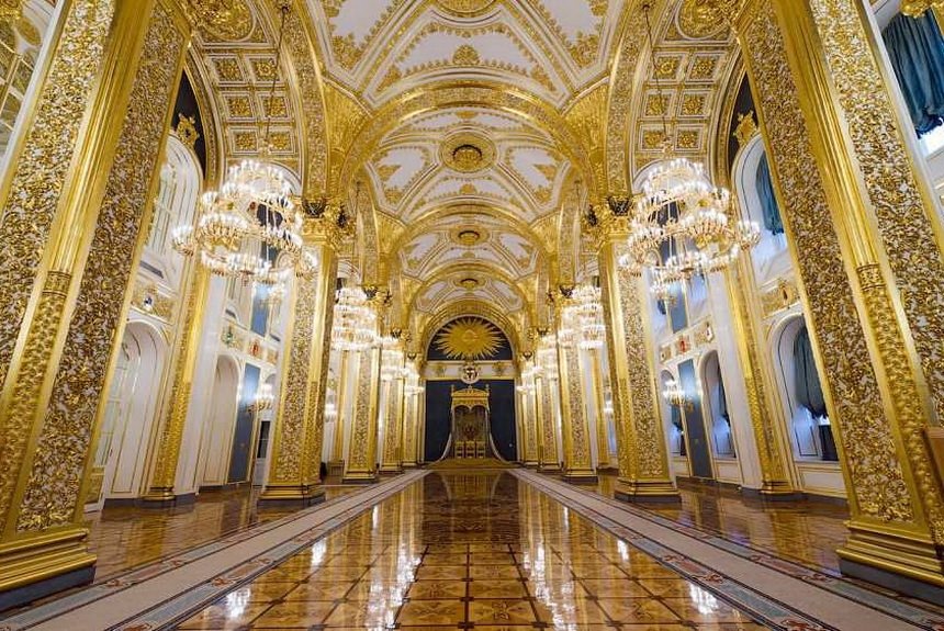 Интерьер Кремлевского дворца