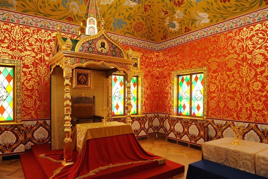 Интерьер дворца в Коломенском