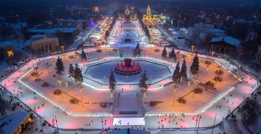 Праздник на катке ВДНХ