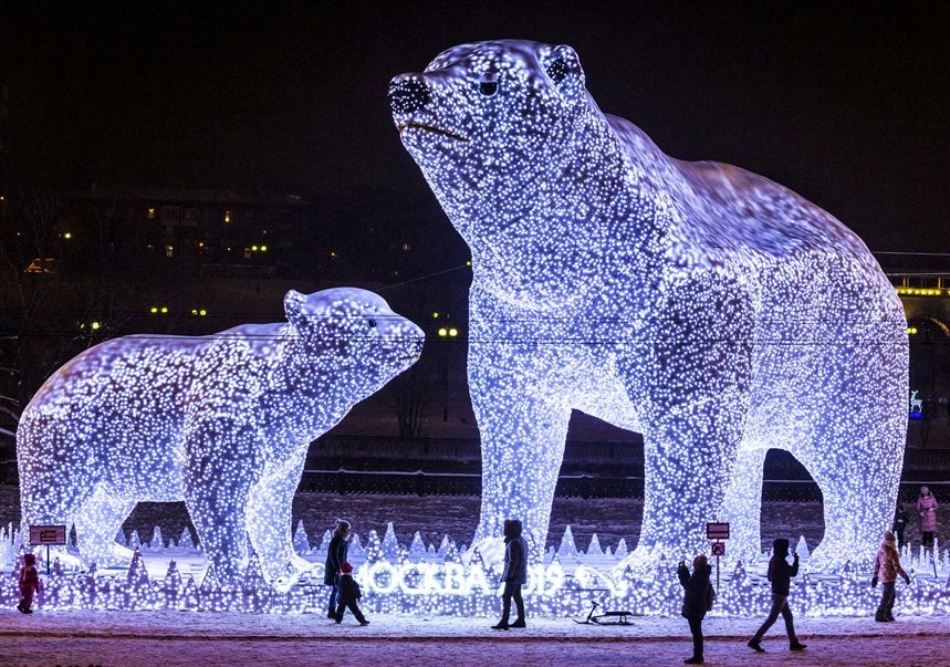 Новогодняя Москва: где погулять в столице на Новый год 2021