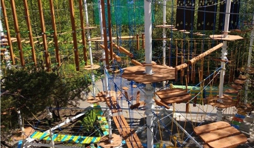 Веревочный парк в Сокольниках 