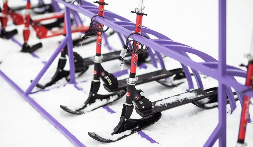 Снегоходы в Сокольниках 