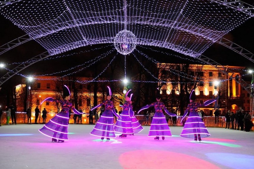 Каток в саду Эрмитаж