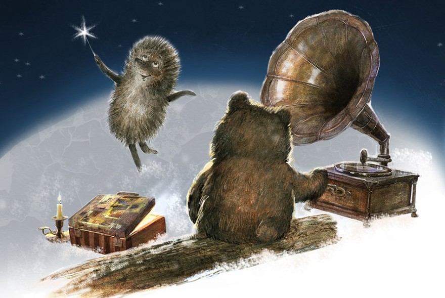 Новогоднюю сказку для Ёжика с оркестром