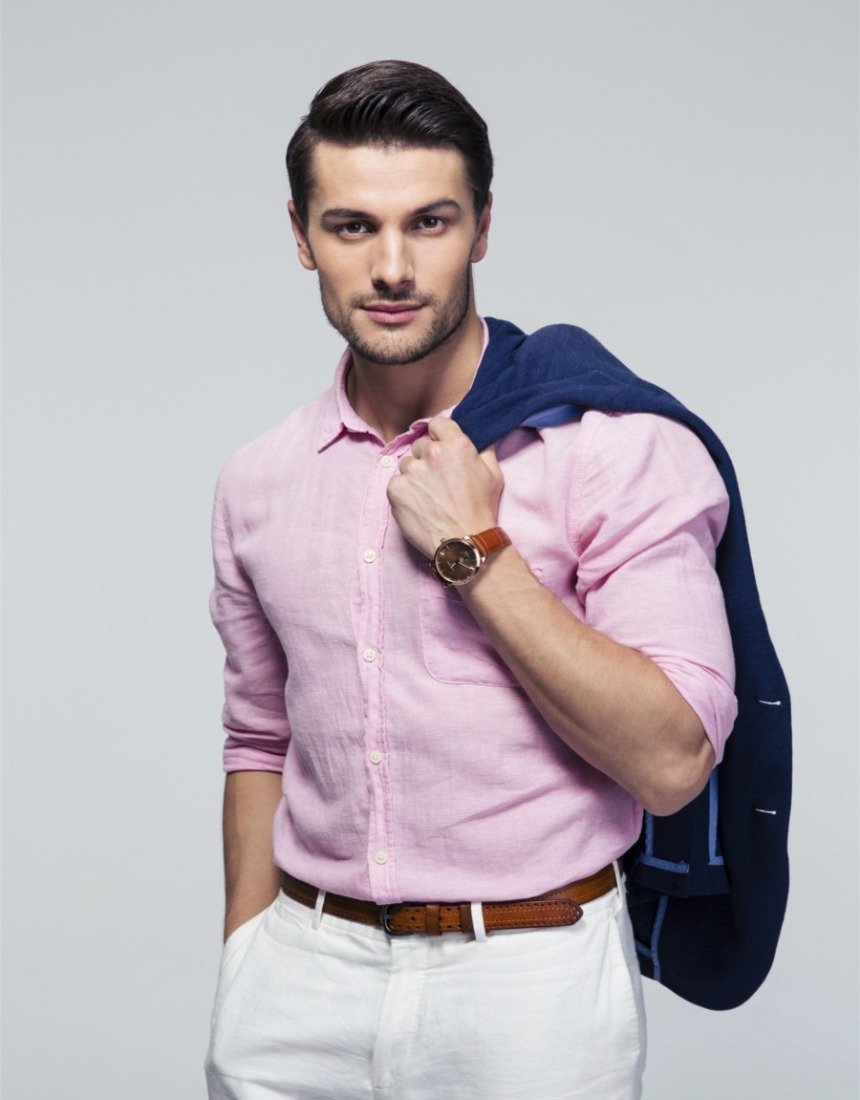 Поза для мужской фотосессии 