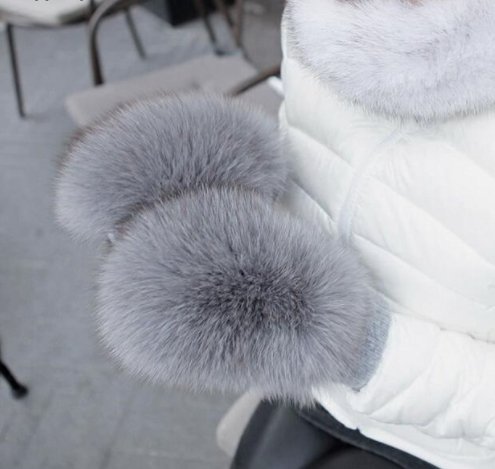 меховые перчатки