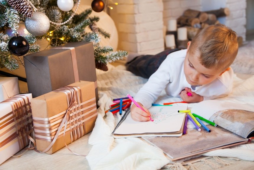 Рисуем зимний пейзаж