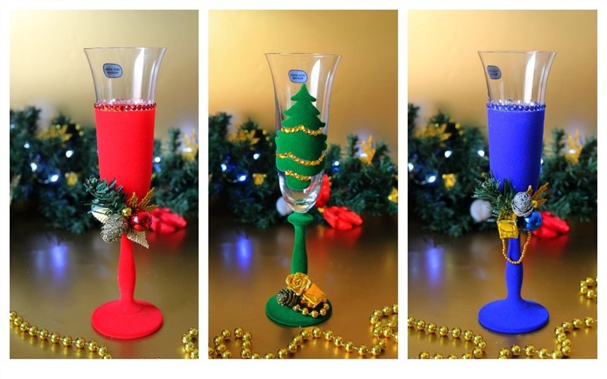 Новогодние бокалы